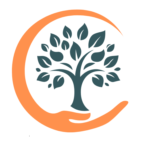 Icône de l’autonomie éclairée, main arbre : favoriser votre épanouissement par la sagesse intérieure en Félicithérapie.